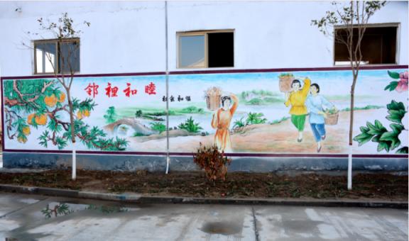 溧阳乡镇文化墙 乡风文明焕发新活力