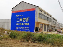 溧阳农村墙体广告在不同形式上面展现的不同特色